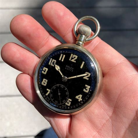 rolex military pocket watch|vintage Rolex military watches.